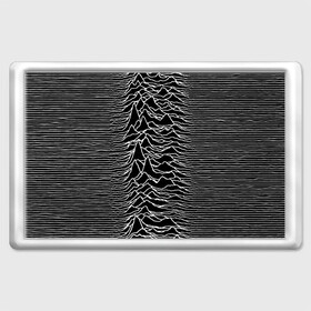 Магнит 45*70 с принтом Joy Division. Unknown Pleasures в Новосибирске, Пластик | Размер: 78*52 мм; Размер печати: 70*45 | Тематика изображения на принте: joy division | альбом | волны | горы | линии | обложка | панк | рок