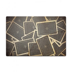 Пазл магнитный 126 элементов с принтом Cards в Новосибирске, полимерный материал с магнитным слоем | 126 деталей, размер изделия —  180*270 мм | cards