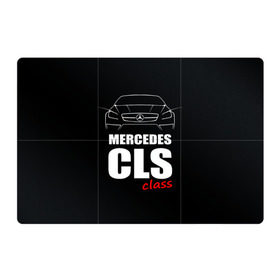 Магнитный плакат 3Х2 с принтом Mercedes CLS Class в Новосибирске, Полимерный материал с магнитным слоем | 6 деталей размером 9*9 см | mercedes benz | mercedes cls 63 amg | авто | автомобиль | машина | мерседес | тачка