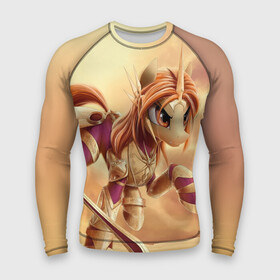 Мужской рашгард 3D с принтом Pony Leona в Новосибирске,  |  | league of legends | leona | lol | pony | леона | лига легенд | лол | пони