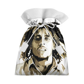 Подарочный 3D мешок с принтом Ямайка, Боб Марли в Новосибирске, 100% полиэстер | Размер: 29*39 см | Тематика изображения на принте: bob marley | reggae