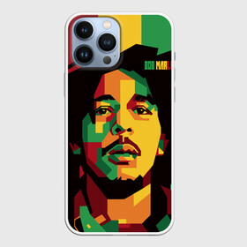 Чехол для iPhone 13 Pro Max с принтом Ямайка, Боб Марли в Новосибирске,  |  | Тематика изображения на принте: bob marley | reggae | регги