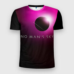 Мужская футболка 3D спортивная с принтом No Man`s Sky 1 в Новосибирске, 100% полиэстер с улучшенными характеристиками | приталенный силуэт, круглая горловина, широкие плечи, сужается к линии бедра | 