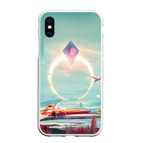 Чехол для iPhone XS Max матовый с принтом No Mans Sky 2 в Новосибирске, Силикон | Область печати: задняя сторона чехла, без боковых панелей | no man sky | no mans sky | безлюдное небо | ноу мэнс скай