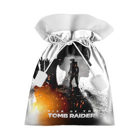 Подарочный 3D мешок с принтом Rise of the Tomb Raider 1 в Новосибирске, 100% полиэстер | Размер: 29*39 см | Тематика изображения на принте: rise of the tomb raider | tomb raider | восхождение расхитительницы гробниц | расхитительница гробниц