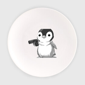 Тарелка с принтом пингвин в Новосибирске, фарфор | диаметр - 210 мм
диаметр для нанесения принта - 120 мм | Тематика изображения на принте: gun | penguin | shotgun | tmblr | tumbler | пингвин | пистолет