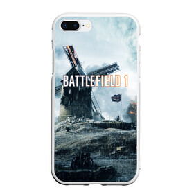 Чехол для iPhone 7Plus/8 Plus матовый с принтом Battlefield 1 в Новосибирске, Силикон | Область печати: задняя сторона чехла, без боковых панелей | батла | батлфилд