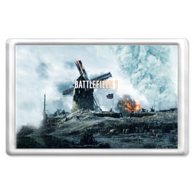 Магнит 45*70 с принтом Battlefield 1 в Новосибирске, Пластик | Размер: 78*52 мм; Размер печати: 70*45 | Тематика изображения на принте: батла | батлфилд
