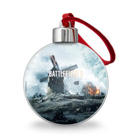 Ёлочный шар с принтом Battlefield 1 в Новосибирске, Пластик | Диаметр: 77 мм | Тематика изображения на принте: батла | батлфилд
