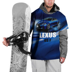 Накидка на куртку 3D с принтом Lexus GS F в Новосибирске, 100% полиэстер |  | gs f | lexus | авто | автомобиль | лексус | машина | спорткар | тачка
