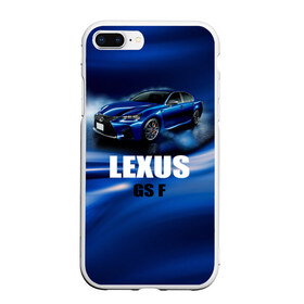 Чехол для iPhone 7Plus/8 Plus матовый с принтом Lexus GS F в Новосибирске, Силикон | Область печати: задняя сторона чехла, без боковых панелей | gs f | lexus | авто | автомобиль | лексус | машина | спорткар | тачка