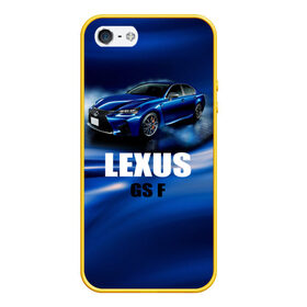 Чехол для iPhone 5/5S матовый с принтом Lexus GS F в Новосибирске, Силикон | Область печати: задняя сторона чехла, без боковых панелей | gs f | lexus | авто | автомобиль | лексус | машина | спорткар | тачка