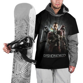 Накидка на куртку 3D с принтом Dishonored в Новосибирске, 100% полиэстер |  | dishonored