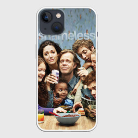 Чехол для iPhone 13 с принтом Бесстыжие в Новосибирске,  |  | emmy rossum | family | jeremy allen white | shameless | the american tv series | william h. macy | американский | бесстыжие | джереми аллен уайт | семья | телесериал | уильям мэйси | эмми россум