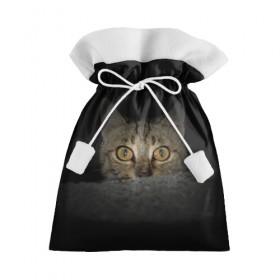 Подарочный 3D мешок с принтом Котик в Новосибирске, 100% полиэстер | Размер: 29*39 см | Тематика изображения на принте: животные | кот | котенок | котик | кошка