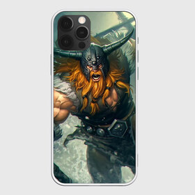 Чехол для iPhone 12 Pro Max с принтом Olaf в Новосибирске, Силикон |  | league of legends | lol | olaf | viking | викинг | лига легенд | лол | олаф