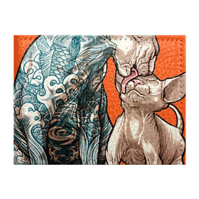 Обложка для студенческого билета с принтом Кошки в Новосибирске, натуральная кожа | Размер: 11*8 см; Печать на всей внешней стороне | дети | кисы | кот | котики | кошки | ласка | любовь | мама | мама и ребенок | мило | милота | сфинкс | татуировки | якудза.