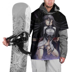 Накидка на куртку 3D с принтом Девушка с оружием в Новосибирске, 100% полиэстер |  | anime | beautiful | girl | guns | japanese | katana | night | sword | аниме | девушка | катана | красивая | меч | ночь | оружие | японский