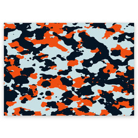 Поздравительная открытка с принтом Asiimov camouflage в Новосибирске, 100% бумага | плотность бумаги 280 г/м2, матовая, на обратной стороне линовка и место для марки
 | Тематика изображения на принте: камуфляж | контр страйк | контра