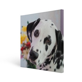 Холст квадратный с принтом Далматин в Новосибирске, 100% ПВХ |  | Тематика изображения на принте: акита | акита ину | далматин | далматинец | дворняга | ину | лабрадор | любимец | овчарка | пес | питомец | самоед | сиба | сиба ину | собака | собачка | щенок
