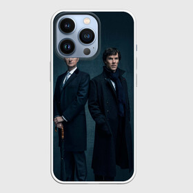 Чехол для iPhone 13 Pro с принтом Холмсы в Новосибирске,  |  | benedict | cumberbatch | doctor watson | freeman | holmes | sherlock | бенедикт | доктор ватсон | камбербатч | мартин | фриман | холмс | шерлок