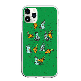 Чехол для iPhone 11 Pro матовый с принтом Боевая морковь в Новосибирске, Силикон |  | animal | beast | karate | nature | rabbit | vegan | битва | бой | веган | вегетарианец | животное | зайка | зайчик | заяц | зверь | карате | кролик | морковь | овощ | природа