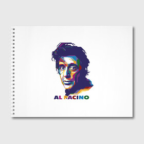 Альбом для рисования с принтом Al Pacino в Новосибирске, 100% бумага
 | матовая бумага, плотность 200 мг. | актёр | аль пачино | артист | звезда | кино | киноактёр | кинозвезда | кинофильм | роль