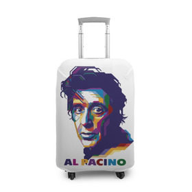Чехол для чемодана 3D с принтом Al Pacino в Новосибирске, 86% полиэфир, 14% спандекс | двустороннее нанесение принта, прорези для ручек и колес | актёр | аль пачино | артист | звезда | кино | киноактёр | кинозвезда | кинофильм | роль