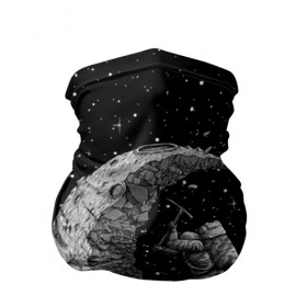 Бандана-труба 3D с принтом Лунный шахтер в Новосибирске, 100% полиэстер, ткань с особыми свойствами — Activecool | плотность 150‒180 г/м2; хорошо тянется, но сохраняет форму | astronaut | cosmonaut | cosmos | galaxy | moon | planet | space | star | universe | астронавт | вселенная | галактика | звезды | космонавт | космос | луна | планета | шахтер