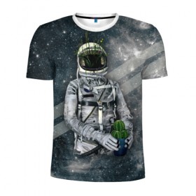 Мужская футболка 3D спортивная с принтом Посланник природы в Новосибирске, 100% полиэстер с улучшенными характеристиками | приталенный силуэт, круглая горловина, широкие плечи, сужается к линии бедра | astronaut | cosmonaut | cosmos | galaxy | meteor | moon | planet | space | star | universe | астронавт | бесконечность | вселенная | галактика | звезды | космонавт | космос | луна