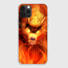 Чехол для iPhone 12 Pro Max с принтом Fire Wolf в Новосибирске, Силикон |  | Тематика изображения на принте: league of legends | lol | warwick | wolf | варвик | волк | лига легенд | лол