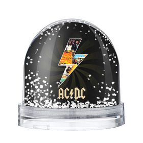 Водяной шар с принтом AC/DC 7 в Новосибирске, Пластик | Изображение внутри шара печатается на глянцевой фотобумаге с двух сторон | 