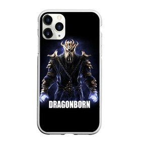 Чехол для iPhone 11 Pro Max матовый с принтом Dragonborn в Новосибирске, Силикон |  | game | the elder scrolls v: skyrim | драконорожденный | игра | игрок