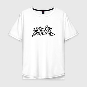 Мужская футболка хлопок Oversize с принтом UNDERGROUND в Новосибирске, 100% хлопок | свободный крой, круглый ворот, “спинка” длиннее передней части | Тематика изображения на принте: graffity | hip hop | rap | underground | андеграунд | граффити | рэп | хип хоп