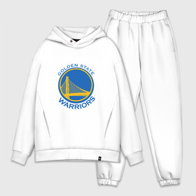 Мужской костюм хлопок OVERSIZE с принтом Голден Стэйт в Новосибирске,  |  | golden | nba | state | warriors | нба