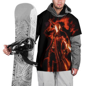 Накидка на куртку 3D с принтом Devil May Cry в Новосибирске, 100% полиэстер |  | devil | данте | дьявол | слэшер