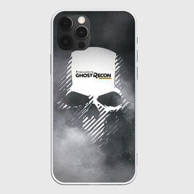 Чехол для iPhone 12 Pro с принтом Ghost Recon в Новосибирске, силикон | область печати: задняя сторона чехла, без боковых панелей | tom clancy’s | череп