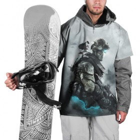 Накидка на куртку 3D с принтом Ghost Recon в Новосибирске, 100% полиэстер |  | battlefield | call of duty | clancy | cod | counter | csgo | rainbow | six | strike | tom | tom clancy’s