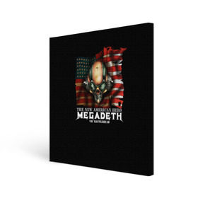 Холст квадратный с принтом Megadeth #3 в Новосибирске, 100% ПВХ |  | dave | megadeth | metal | mustaine | rattlehead | rock | thrash | vic | дейв | мастейн | мегадез | мегадет | мегедес | метал | рок | треш