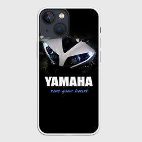 Чехол для iPhone 13 mini с принтом Yamaha в Новосибирске,  |  | yamaha | yzf | байк | байкер | мото | мотоцикл | мотоциклист | ямаха