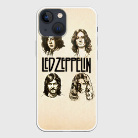 Чехол для iPhone 13 mini с принтом Led Zeppelin 1 в Новосибирске,  |  | led zeppelin | лед зеппелин | роберт плант