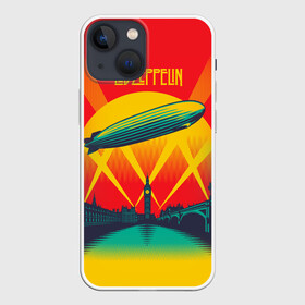 Чехол для iPhone 13 mini с принтом Led Zeppelin 3 в Новосибирске,  |  | led zeppelin | лед зеппелин | роберт плант