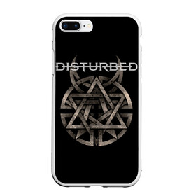 Чехол для iPhone 7Plus/8 Plus матовый с принтом Disturbed 2 в Новосибирске, Силикон | Область печати: задняя сторона чехла, без боковых панелей | disturbed | donegan | draiman | moyer | wengren | венгрен | дистурбед | дониган | дрейман | мойер | хард рок