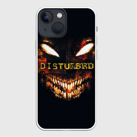 Чехол для iPhone 13 mini с принтом Disturbed 4 в Новосибирске,  |  | Тематика изображения на принте: disturbed | donegan | draiman | moyer | wengren | венгрен | дистурбед | дониган | дрейман | мойер | хард рок