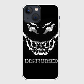 Чехол для iPhone 13 mini с принтом Disturbed 5 в Новосибирске,  |  | Тематика изображения на принте: disturbed | donegan | draiman | moyer | wengren | венгрен | дистурбед | дониган | дрейман | мойер | хард рок