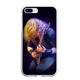 Чехол для iPhone 7Plus/8 Plus матовый с принтом Dave Mustaine в Новосибирске, Силикон | Область печати: задняя сторона чехла, без боковых панелей | dave | megadeth | metal | mustaine | rattlehead | rock | thrash | vic | дейв | мастейн | мегадет | метал | рок | треш