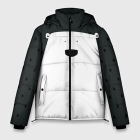 Мужская зимняя куртка 3D с принтом Дождевой медведь в Новосибирске, верх — 100% полиэстер; подкладка — 100% полиэстер; утеплитель — 100% полиэстер | длина ниже бедра, свободный силуэт Оверсайз. Есть воротник-стойка, отстегивающийся капюшон и ветрозащитная планка. 

Боковые карманы с листочкой на кнопках и внутренний карман на молнии. | bear | rain | дождь | медведь