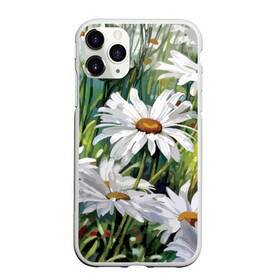 Чехол для iPhone 11 Pro матовый с принтом Ромашки в Новосибирске, Силикон |  | art | daisies | flowers | glade | meadow | summer | искусство | лето | луг | поляна | ромашки | цветы