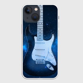 Чехол для iPhone 13 mini с принтом Космическая гитара в Новосибирске,  |  | fender | stratocaster | вселенная | галактика | гитра | космос | музыка | рок | рокнрол | стратокастер | туманность | фендер | электро | электрогитара