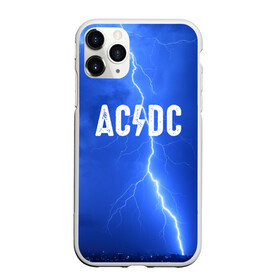 Чехол для iPhone 11 Pro Max матовый с принтом AC DC в Новосибирске, Силикон |  | Тематика изображения на принте: rok | рок